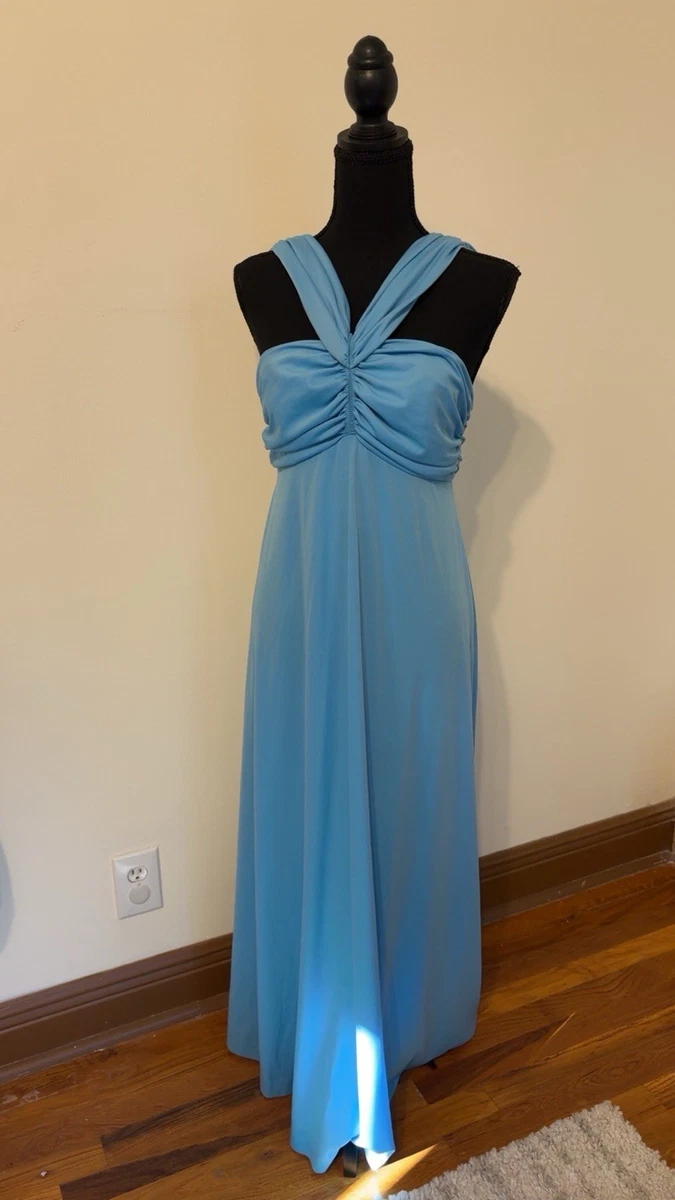 Blue Maxi Vintage Dresses for Women for sale