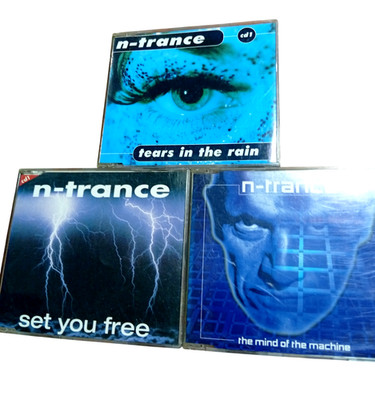 N-Trance 3X Original CD Singles LOT Set Me Free AATW