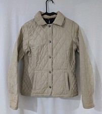 Barbour Quilted Jacket Size UK 8 Cream