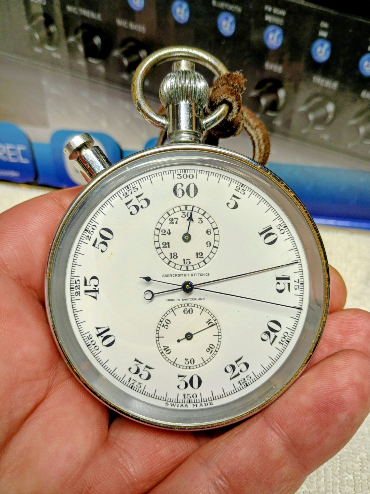 ABERCROMBIE & FITCH Co Rattrapante Stopwatch/Rall… - image 1