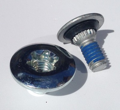 Grip-Tainer Pferdebox Trennmutter & Schraube - Griffbereich: 25,8 mm - 30,4 mm (5er Pack)