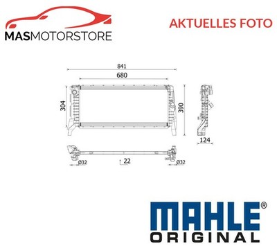 KÜHLER WASSERKÜHLER MOTORKÜHLER MAHLE ORIGINAL CR 2748 000P I NEU