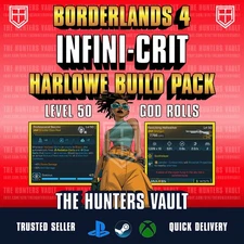 Borderlands 4 • Infini-Crit Harlowe Build • LVL 50 • GOD ROLLS • PC PS5 XBOX