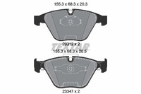 Textar Bremsbelagsatz, Scheibenbremse 2331207 FüR BMW