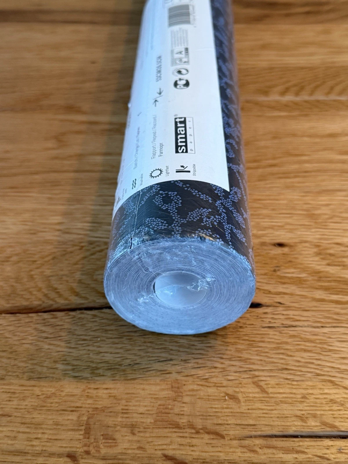 1 Roll Eijffinger Carmen Wallpaper 392544 Blue Black 10m x 52cm - New 5