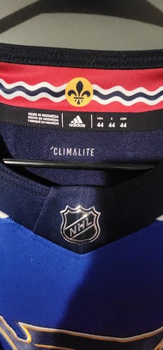 Adidas Climalite St Louis Blues Home Jersey Size 44 - Picture 3 of 3
