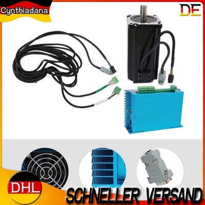 HBS860H12Nm Closed Loop 8A Nema34 Motor Stepper Motor DSP Schrittmotor Drive Set