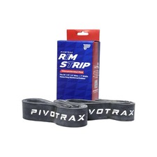 PIVOTRAX Motorcycle Rim Strip (2 Pcs) &ndash; Durable Rubber Tape 17", Black