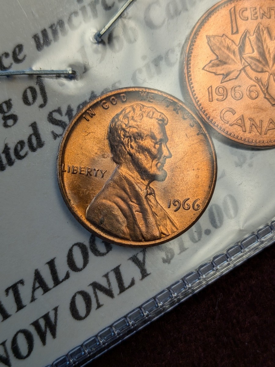 United States and Canada 1966 Cent Set | eBay