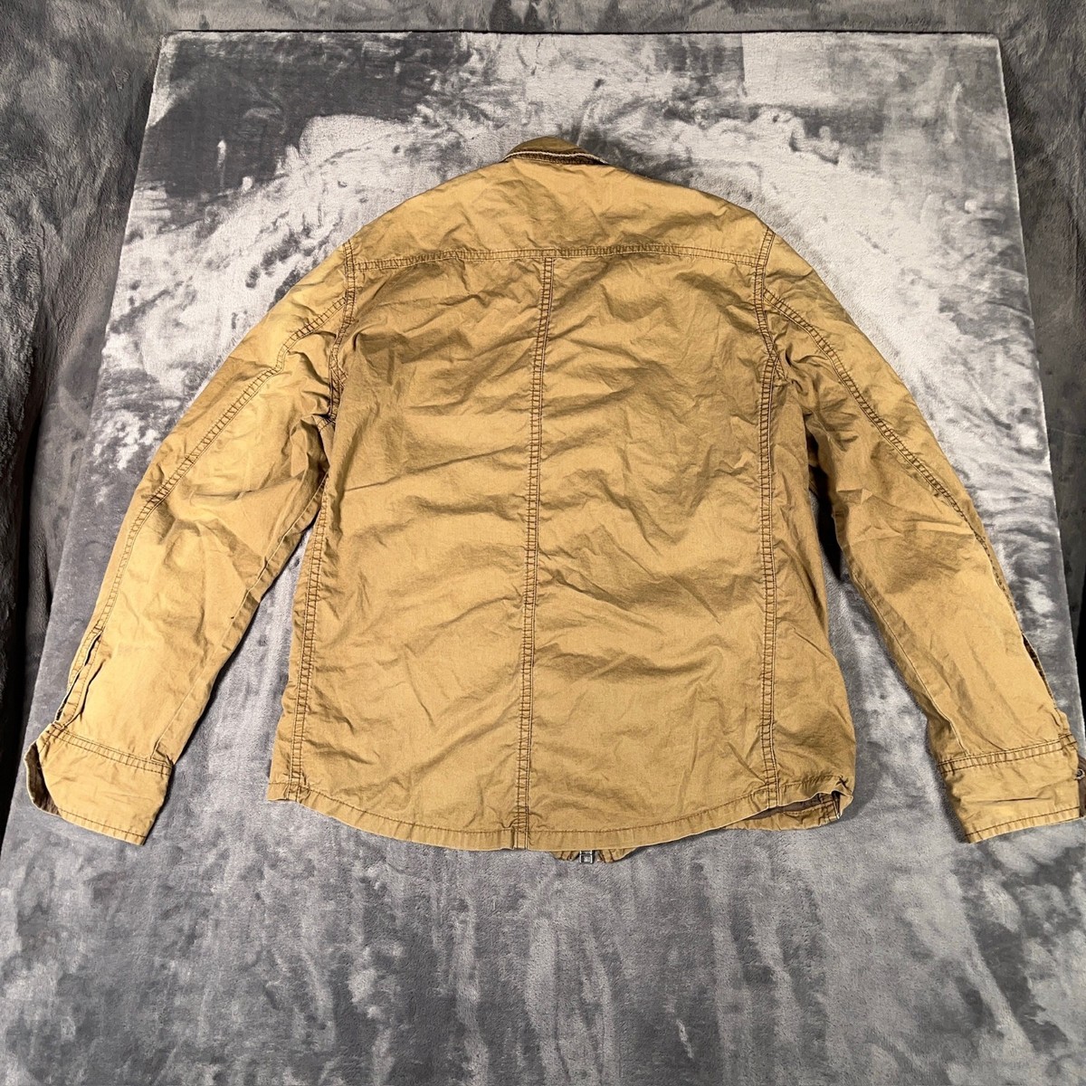 Urban Research Doors Field Jacket Men's 40L Tan Cotton Military