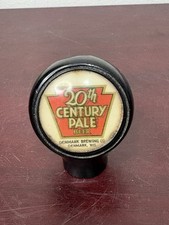 Vintage 20TH CENTURY PALE BEER Ball Tap Beer Knob DENMARK BREWING CO, DENMARK WI