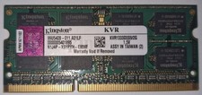 KVR1333D3S9/2G Kingston 2GB PC3-10600 DDR3-1333MHz non-ECC CL9 204-Pin SO-DIMM