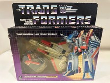 1984 G1 Hasbro Takara Transformers Pre Rub TM Box Starscream Complete In Box