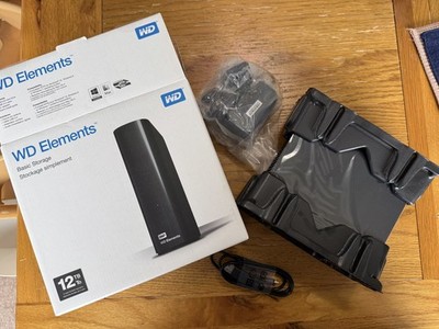 WD Elements externe Festplatte NUR GEHÄUSE (geschüttelt) USB 3.0, Strom, Kabel, Box