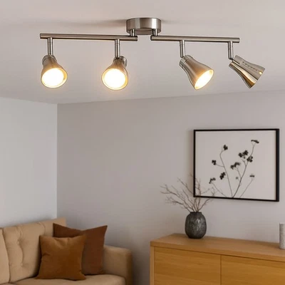 Deckenstrahler Deckenlampe Spotleiste Wohnzimmerleuchte beweglich 12W LED 3000K - Bild 1 von 4