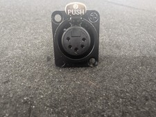 New, Neutrik, NC5FD-L-B-1, XLR Connectors 5C FEMALE XLR BLACK