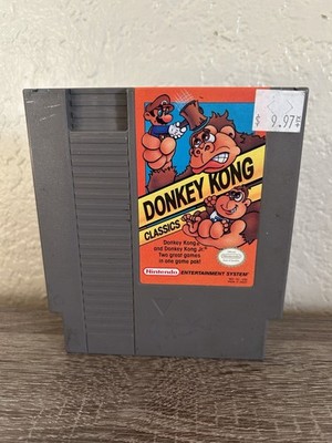 Donkey Kong Classics - Nintendo NES - Authentic - Cart Only