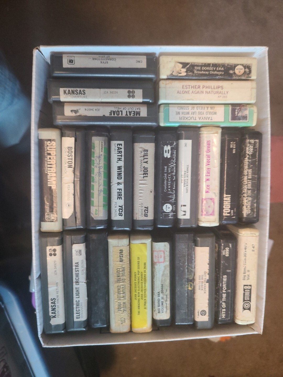 Lot Of 32 . 8 Track Tapes, Not Tested 8 Tracks Eight Track Tape Lot Of