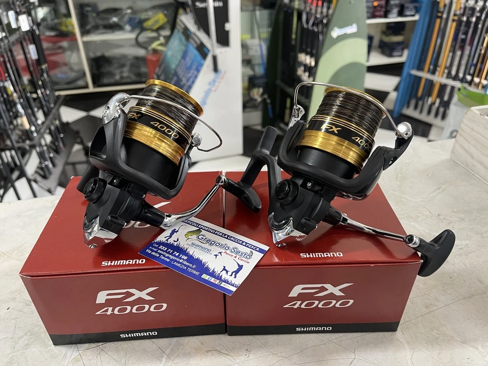 COPPIA DI SHIMANO FX 4000 GIÀ IMBOBINATI  - Immagine 3 di 3
