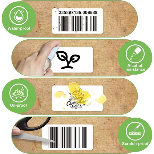 Direct Thermal Shipping Label For Zebra Printer 4x6 2x2 3x2 4x3 3x1 2.25x1.25 - Picture 5 of 18
