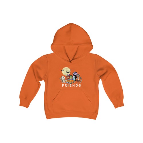 Kids Halloween Hooded Sweatshirt - Picture 2 of 33