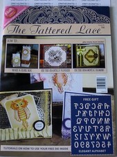 TATTERED LACE MAGAZINE 3 INCLUDES A FREE DIE BOOK FOR CARDS  SCRAPBOOK IDEAS