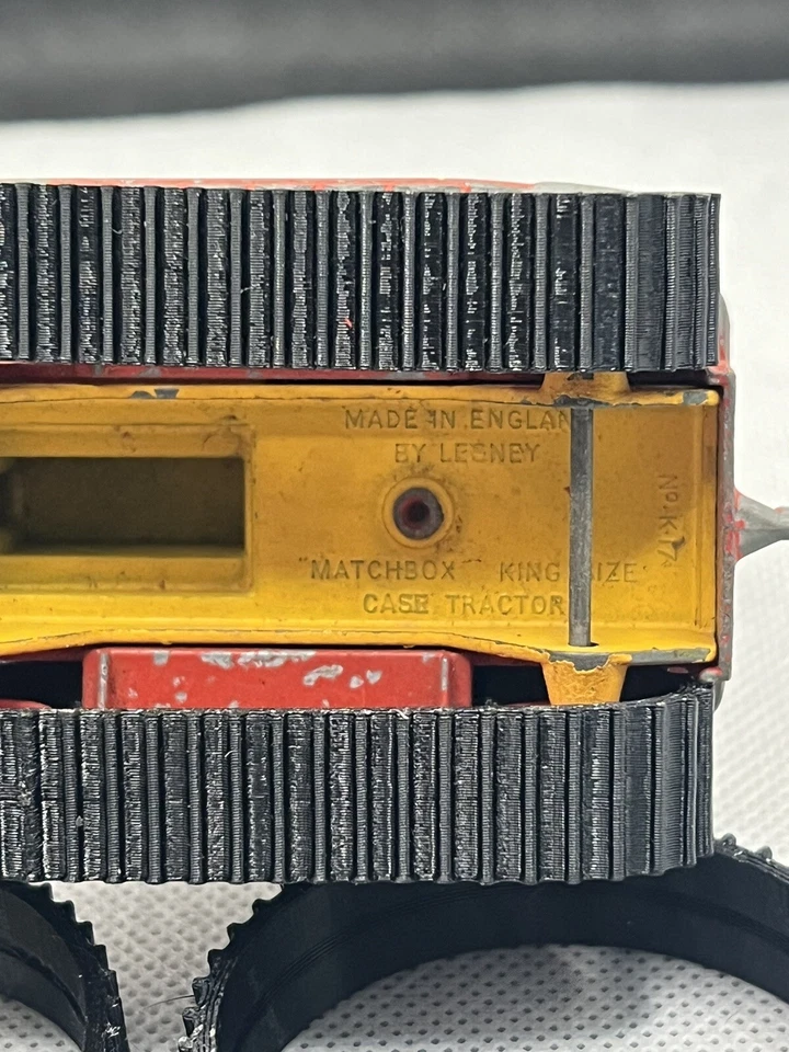 1 par de pistas vintage Lesney King Size Matchbox K-17 Foto 3 de 3