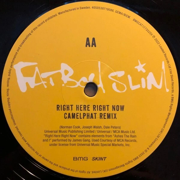 Fatboy Slim Praise You Right Here Right Now New & Sealed Vinyl - Image 4 of 4
