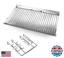 Votenli P0350H (1-Pack) 27 inches Steel Ash Pan with Wire Grate for Chargrill