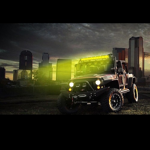 Yellow Slim 45" inch 126W Offroad Led Light Bar Single Row Fog Driving Truck 44" - Picture 3 of 12