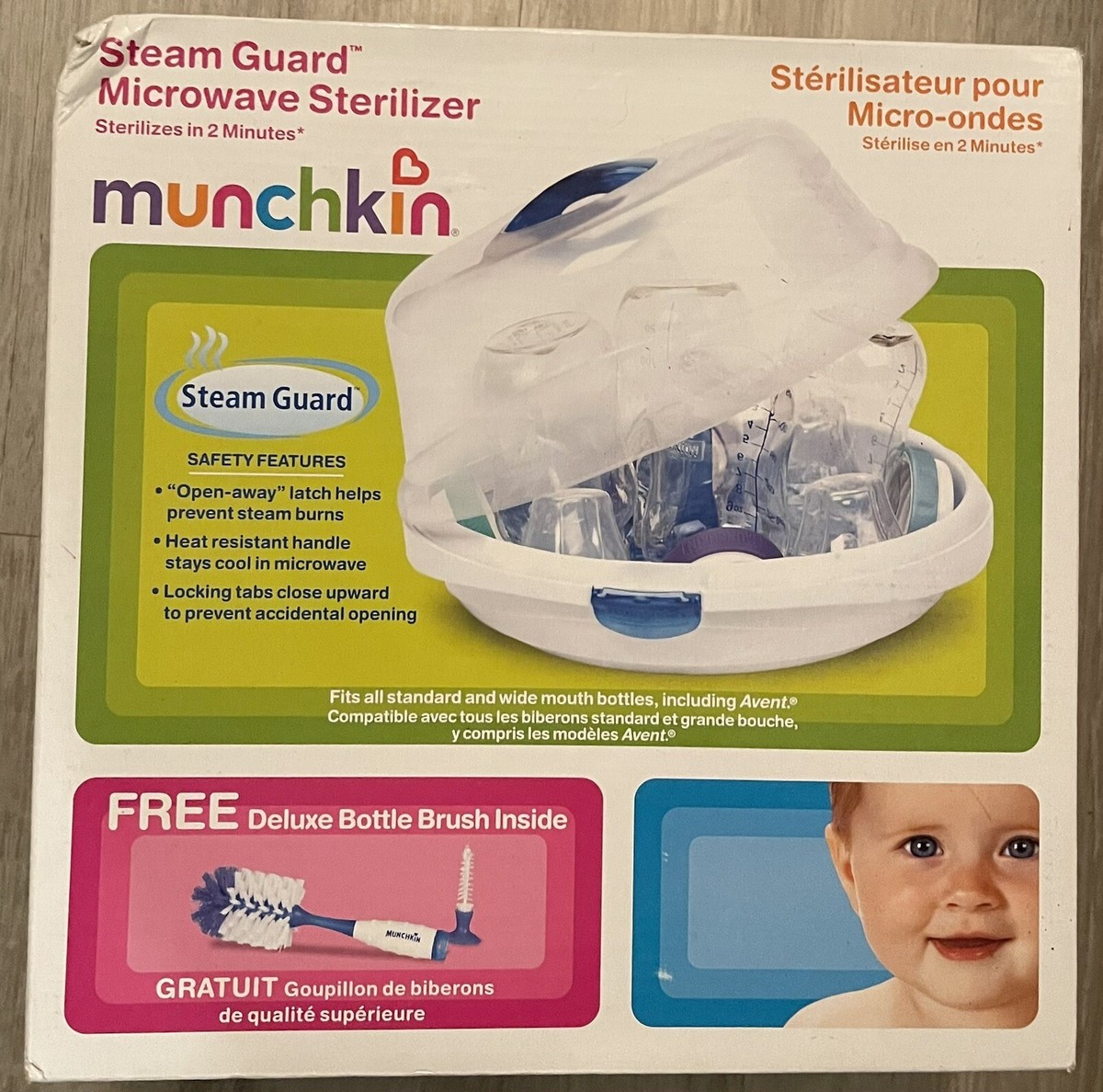 Baby Bottle Munchkin Clean Electric Sterilizer Directions Breast