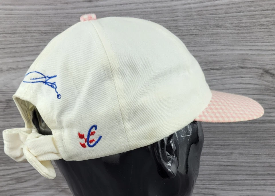 Hat Cap #24 Jeff Gordon Pink Stripe Youth Girls Adjustable Chase Authentic - Image 4 of 4