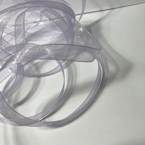 Sheer Organza Ribbon Light Purple 3/8" x 60' Nicole & Co. Nylon (1) Roll - Picture 10 of 12