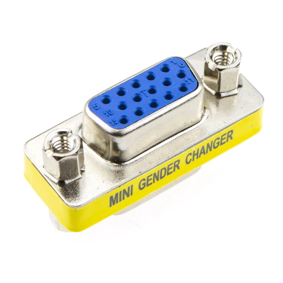 15pin Svga / VGA Geschlecht Wechsler Adapter Kupplung Buchse auf F - 15 Polig - Bild 3 von 4