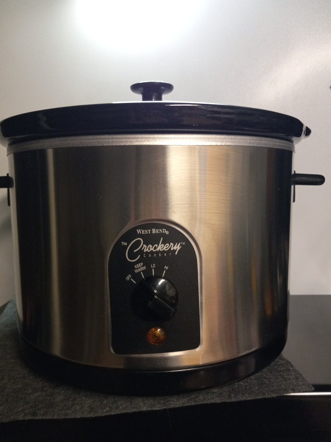 West Bend 85156 6 Qt Round Crockery Slow Cooker eBay