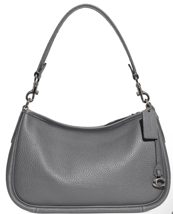 Coach Cary Pebble Leather Crossbody Shoulder Bag - Black