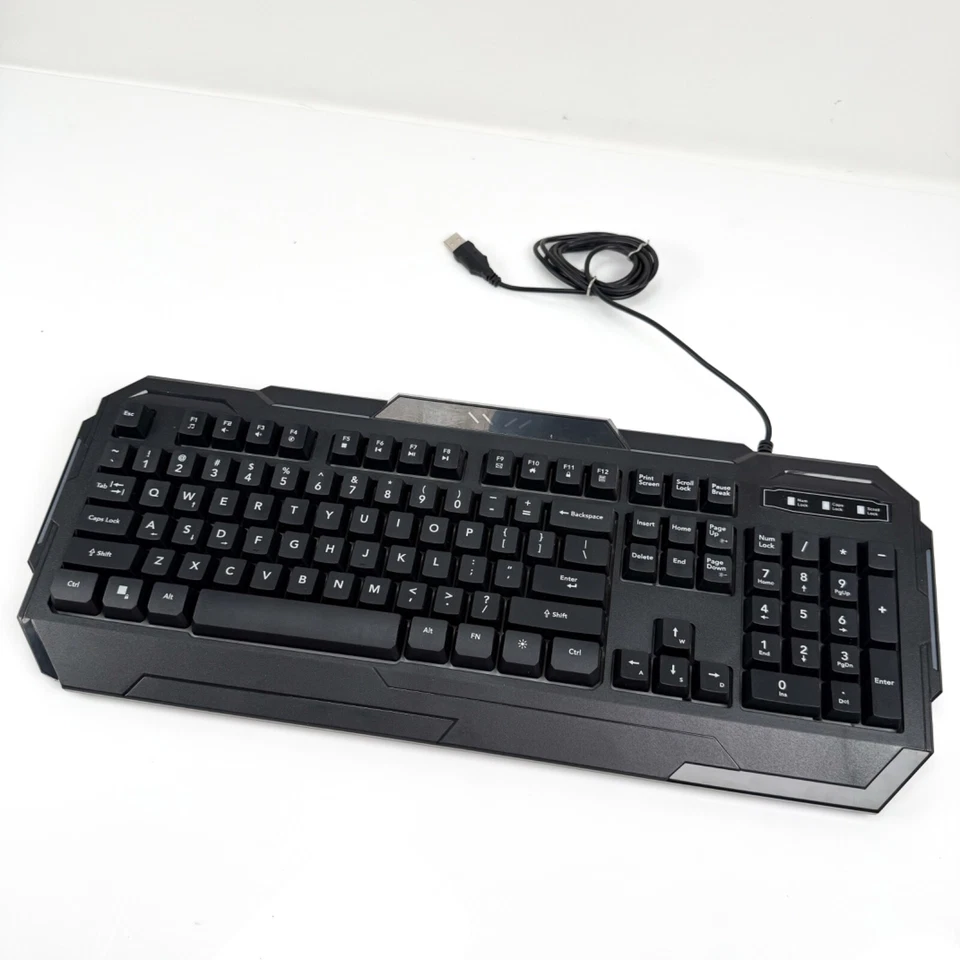 Bugha Exclusive Backlit RGB LED Gaming Keyboard with Function Keys for PC USB - Image 2 of 4