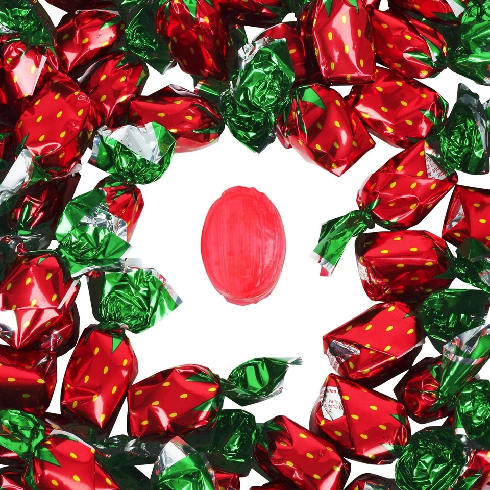 Strawberry Filled Classic Bon Bons, Bulk & Delicious Hard Candy (4 Pounds) Sale! - Image 2 of 4