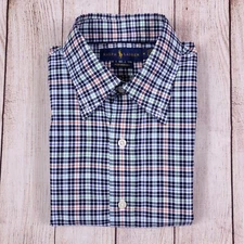 Polo Ralph Lauren Performance Shirt Mens M Plaid Long Sleeve Ko Olina Golf Club