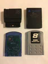 Playstation 2 PS2, Memory Card Lot of 4, Various, Cleaning out the junk drawer 