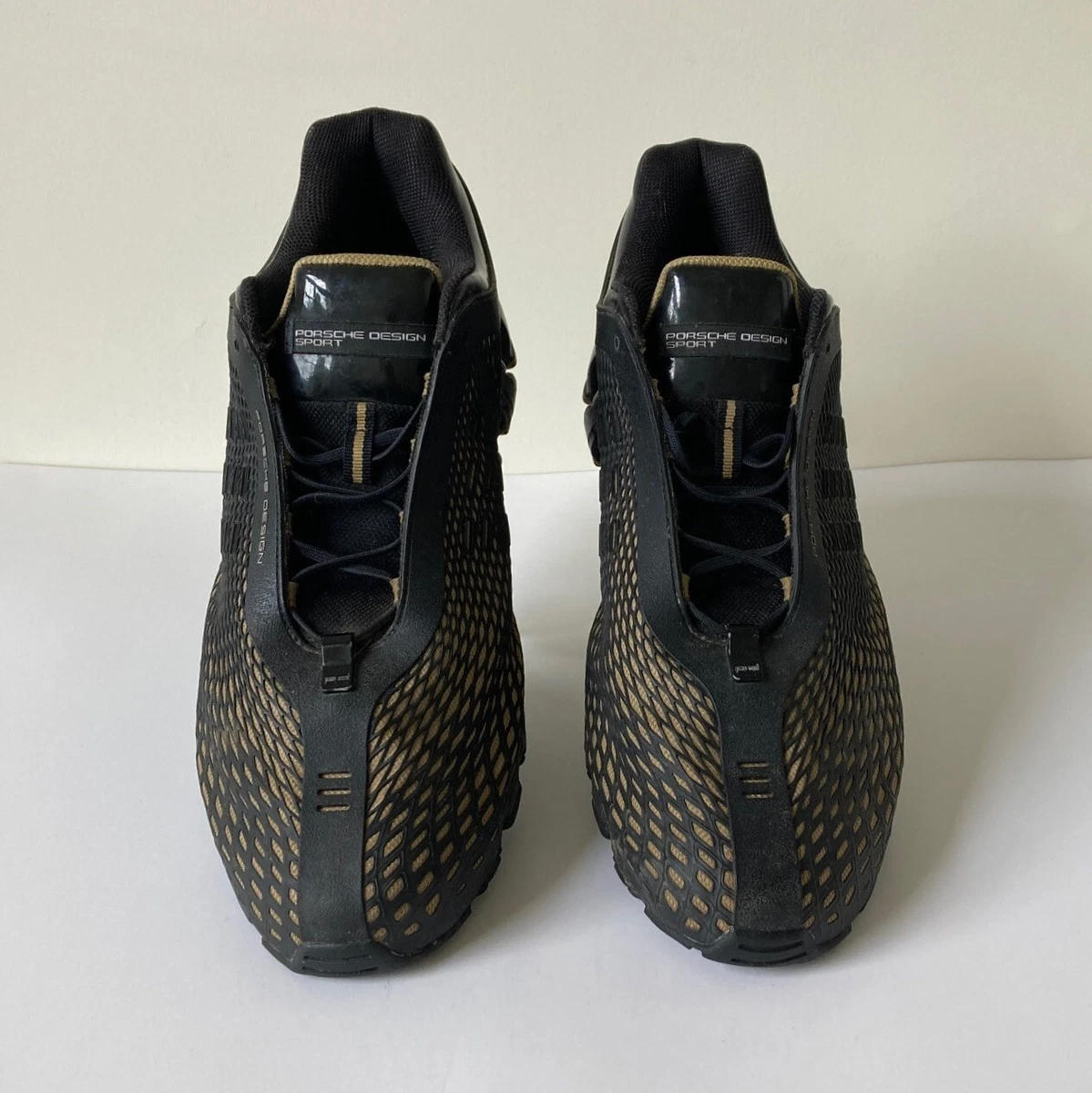 Adidas Porsche Design Trainers Running Sport Bounce Men 12 Sneakers Shoes Black