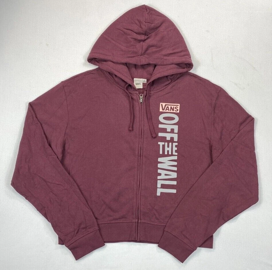 NEW Women's Vans Shorter Length Full-Zip Hoodie NEW