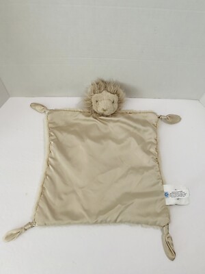 Pottery Barn Kids Plush Lion Lovey Knotted Corners