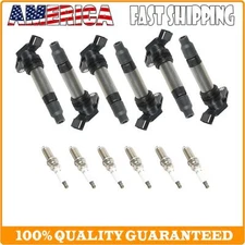6Pcs Ignition Coil and Iridium Spark Plug Kit For 2008-2011 Volvo XC70 3.0L 3.2L