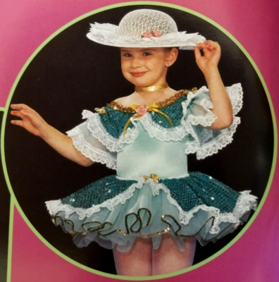 Child Small Ballet Tutu Dance Costume Dress Lil' Miss Belle