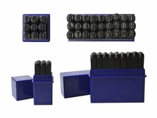 3/16" 5 MM Capital Letter Punch Stamp Set Metal-Steel-Gold-Silver 36 Piece A-Z