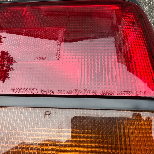 TOYOTA COROLLA AE80 AE82 EE80 EE82 Tail Light Genuine Parts NOS JAPAN PAIR - Imagen 6 de 17