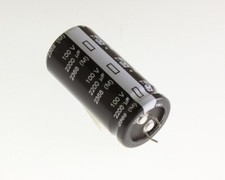 8pcs 2200uF 100V DC Snap In Mount Electrolytic Capacitor 100VDC 85C 25x50mm