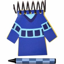 Handcrafted BLUE SHIRT Handy Dandy Notebook