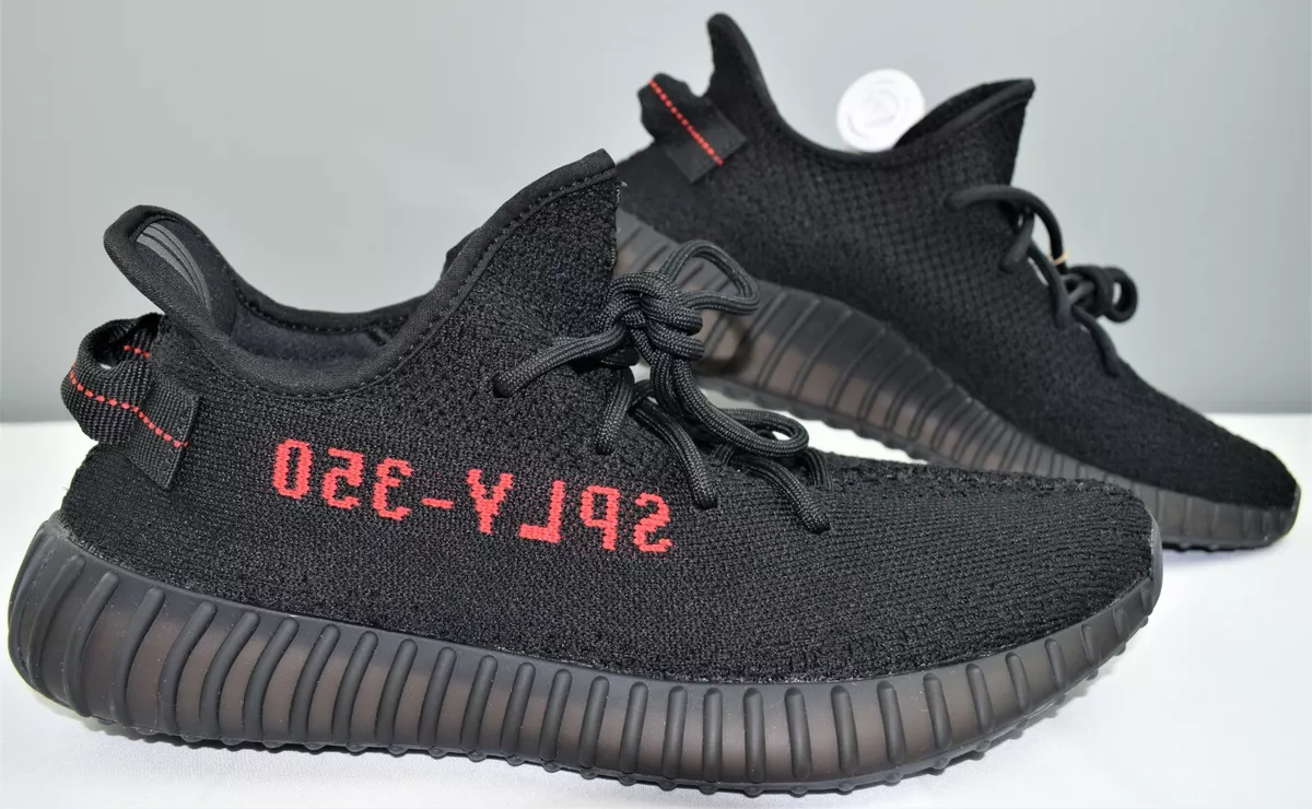 Adidas Yeezy Boost 350 V2 Core Black Red Bred | Men's Size 10.5 | CP9652 |  New